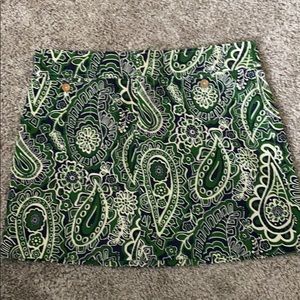 Size 4 Lilly Pulitzer paisley corduroy skirt